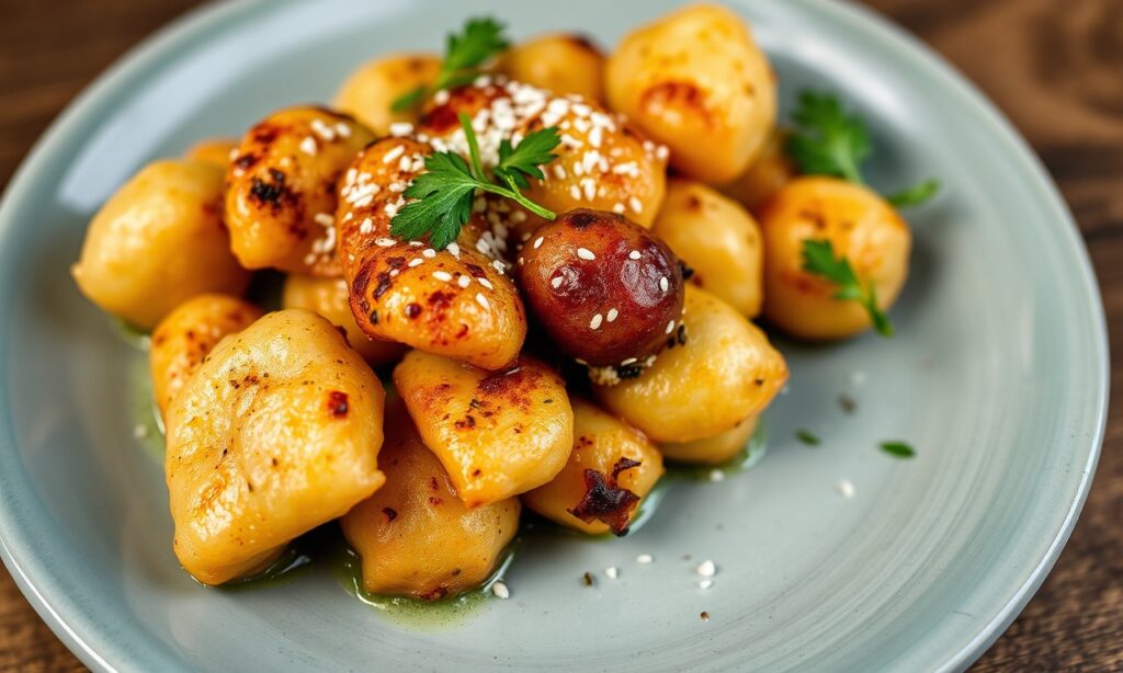 Quick pan-fried gnocchi recipe: flavorful and fast comfort food.