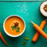 Unlocking spicy Thai coconut carrot soup: bold, bright flavors.