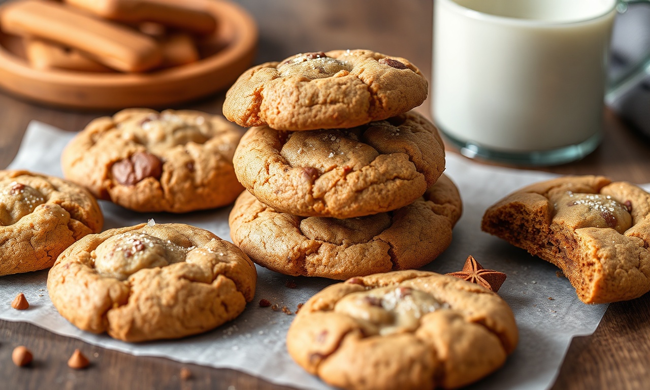 Irresistible chewy molasses ginger cookies, warm and spiced.